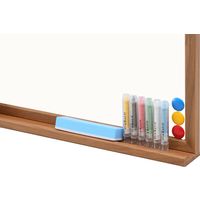 サンケーキコム パステルボード 壁掛タイプ 木枠 ホワイト W900×H600mm PW-90W 1枚