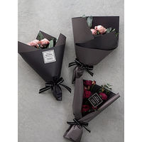 ヘッズ クシャットペーパー 無地グレー 包装紙 1パック（100枚入） CWP-M4