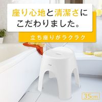 アスベル エミール風呂イス35 ブラウン 4974908562938（直送品）