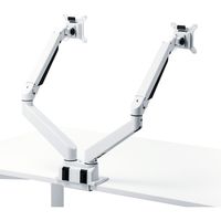 モニターアーム　ディスプレイアーム　2画面　デュアル　27インチ対応　10kgまで　クランプ式　CR-LA1302WN2　サンワサプライ　1台（直送品）