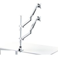 サンワサプライ 水平垂直多関節液晶モニターアーム(上下2面・ホワイト) CR-LA1303WN 1台