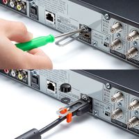 サンワサプライ I/OロックHDMI-WIDE(AVレシーバー用HDMIプラグ対応) CA-NB007 1個