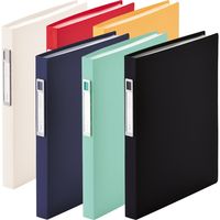 リヒトラブ noie-style クリヤーブック A4S 40ポケット ホワイト N7679-0 1冊