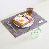 パリーパリーランチョンマット ブラウン K64110 4枚 サンベルム（直送品）