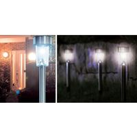 トレードワン ステンレスソーラーガーデンライト1セット(1本×9) 30089 1セット(1本×9)（直送品）