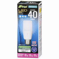 オーム電機 LED電球 T形 E26 40形相当 昼光色 LDT5D-G IS21 1個