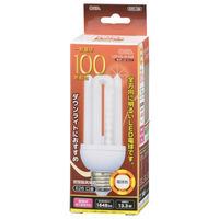 オーム電機 LED電球 D形 E26 100形相当 電球色 密閉器具/断熱材施工器具対応_ LDF13L-G-E26 1個