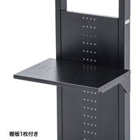 サンワサプライ 32～65インチ対応 液晶ディスプレイスタンド 幅912×奥行628×高さ1890mm ブラック CR-PL34BK 1台（直送品）