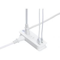 海外でも日本でも使える急速充電タップ 3AC+1USB+1TypeC 3.4A 1m VFC34A3AC1C ヤザワコーポレーション（直送品）