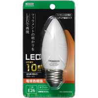 低W C36シャンデリア形LED E26 L色 WH LDC1LG36WH ヤザワコーポレーション（直送品）