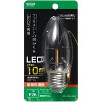 低W C36シャンデリア形LED E26 L色 CL LDC1LG36C ヤザワコーポレーション（直送品）