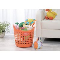 イノマタ化学 コモバスケットM 持ち手付 ローズピンク 4462 4個（直送品）