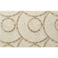 タカショー フォートダイニングテーブル モザイク調 オフホワイト GSTY-60TMSW（直送品）