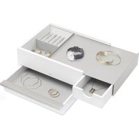 umbra ストウイット ジュエリーボックス ホワイト/ニッケル 2290245670 1個