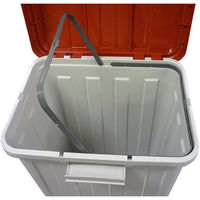 アスベル ゴミ箱 屋外用 ハンドル付カラー分別ペール70L 1セット(2個) 6715（直送品）