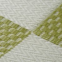 萩原 PP柄上敷 矢倉(やくら) 江戸間 6帖 81952260 1枚