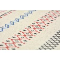 萩原 インド綿ボンディングラグ セポ 約幅1850×奥行2400mm レッド 270066821 1枚（直送品）