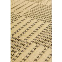 萩原 炭入りセンターラグ（裏貼り） 宇治（うじ） 約幅1910×奥行1910mm 154000542 1枚（直送品）