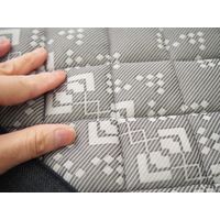 萩原 接触冷感 キルトラグ キリムクール 約幅1850×奥行2400mm グレー 240613529 1枚（直送品）