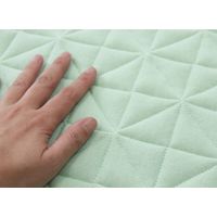 萩原 麻の葉キルトラグ ボタリラ 約幅1850×奥行1850mm グリーン 240613716 1枚（直送品）