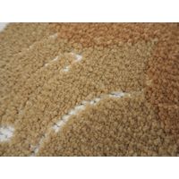 萩原 インテリアマット ステラ 約幅550×奥行850mm ベージュ 270049314 1枚（直送品）