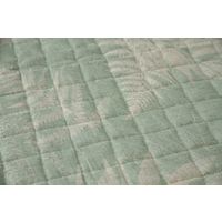 萩原 麻混キルトラグ アロハ 約幅1850×奥行2400mm グリーン 240613326 1枚（直送品）