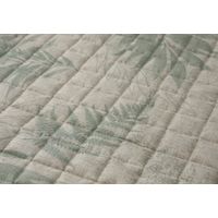 萩原 麻混キルトラグ アロハ 約幅1850×奥行1850mm ナチュラル 240613317 1枚（直送品）