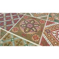 萩原 国産い草センターラグ（裏貼り） オーナメント 約幅1910×奥行2500mm 81938301 1枚（直送品）