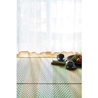 萩原 国産い草センターラグ（裏貼り） レーヴ 約幅1910×奥行2500mm グリーン 81938211 1枚（直送品）