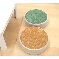 萩原 い草高座クッション シャイン 約幅400×奥行400×高さ120mm グリーン 81938726 1個（直送品）