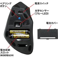 サンワサプライ Bluetoothエルゴノミクスマウス MA-ERGBT15 1個（直送品）
