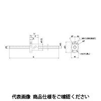 森本精密シャフト 転造ボールねじ MV・MYシリーズ(精度等級 C10) MY2010ー1400ー1559KF 1個（直送品）