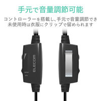 テレビ用ステレオヘッドホン/セミオープン型/φ14.2mmドライバー/Affinity sound/高耐久ケーブル/3.0m/ブラック