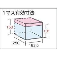 トラスコ中山 TRUSCO スチール製区分棚 KB型 コボレ止め付 W875×D250×H1800 4列10段 KB-4100 1台(1個)（直送品）