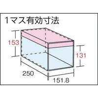 トラスコ中山 TRUSCO スチール製区分棚 KB型 コボレ止め付 W875×D250×H1800 5列10段 KB-5100 1台(1個)（直送品）
