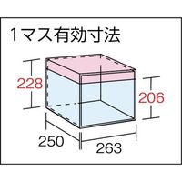 トラスコ中山 TRUSCO スチール製区分棚 KB型 コボレ止め付 889X264XH1802 3列7段 KB-3070 1台(1個)（直送品）
