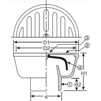 アウス ワントラップ（VP専用） D-36V-VP 65x30（直送品）