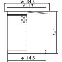 アウス ステンレス製カゴ D-BKB-SUS 1個