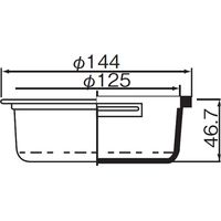 アウス 樹脂製カゴ D-ECB-PP（直送品）