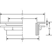 アウス タンク取出し金具（普及型） S-0222 80（直送品）