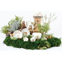 ブルーム 美濃焼 林民和ひなたの森丸碗（L）/roundbowl（L）/くま・椿/8.5×10×7cm 16594 1セット（4個：1個入×4箱）（直送品）