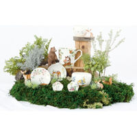 ブルーム 美濃焼 林民和ひなたの森丸碗（L）/roundbowl（L）/きつね・桔梗/8.5×10×7cm 16595 1セット（4個：1個入×4箱）（直送品）