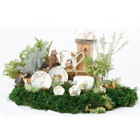 ブルーム 美濃焼 林民和-ひなたの森丸碗（M）/roundbowl（M）/きつね・桔梗 16600 1セット（5個：1個入×5箱）（直送品）