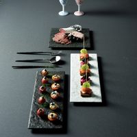 ブルーム 美濃焼 響Sushiplate長角皿/白/36×12.5×1.5cm/日本 16483 1セット（4枚：2枚入×2箱）（直送品）