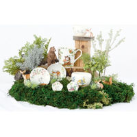 ブルーム 美濃焼 林民和ひなたの森丸碗（L）/roundbowl（L）/しか・野花/8.5×10×7cm 16597 1セット（4個：1個入×4箱）（直送品）