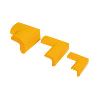 安心クッション L字コーナー 細 黄色 4個組 アンシンLコーナーホソ キイロ4コ カーボーイ（直送品）