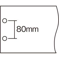 プラス とじ込み表紙 A5E 2穴 10組 FL-010TU（10）（直送品）