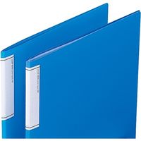 リヒトラブ クリヤーブック 青 10冊 N-7110-8-10 1セット（直送品）