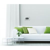 セイコータイムクリエーション 温湿度表示付き掛置兼用電波時計 SQ443S 1個