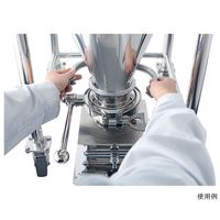 MONOVATE 取付サポートジャッキ フラットタイプ(SUS仕様) JTS-F 1個 63-1207-28（直送品）